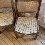 Pair of Baumann chairs canned