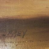 Flower bouquet tableau signed frey