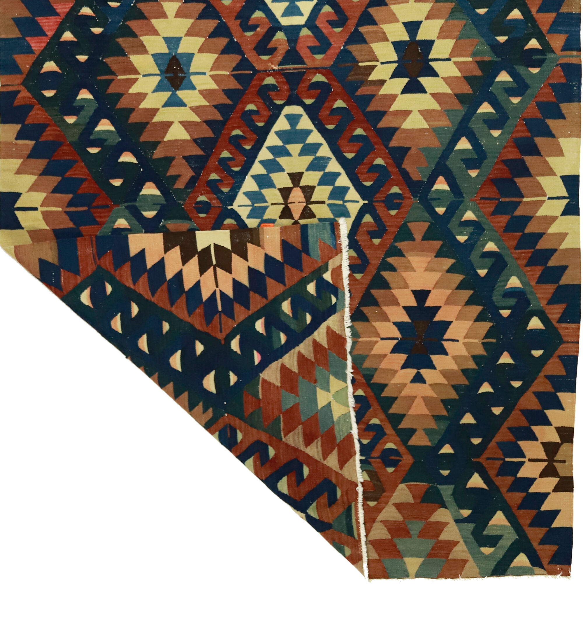 Anatolian handmade kilim rug 284 cm x 160 cm