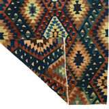 Anatolian handmade kilim rug 284 cm x 160 cm