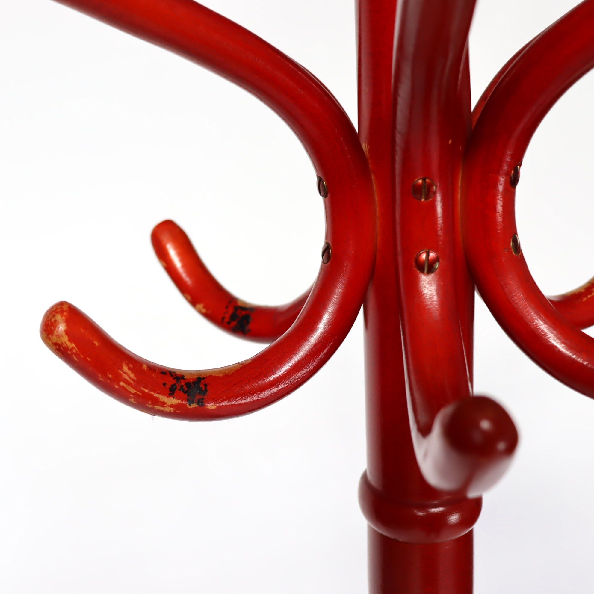 Coat rack "Parrot" red