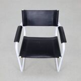 4x Leather Dining Chair, 1980s