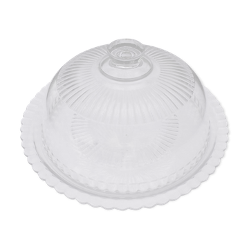 Dish with its Arcoroc plate.