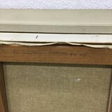 A. Ledieu – Oil on canvas "Bassin d'Hermes"