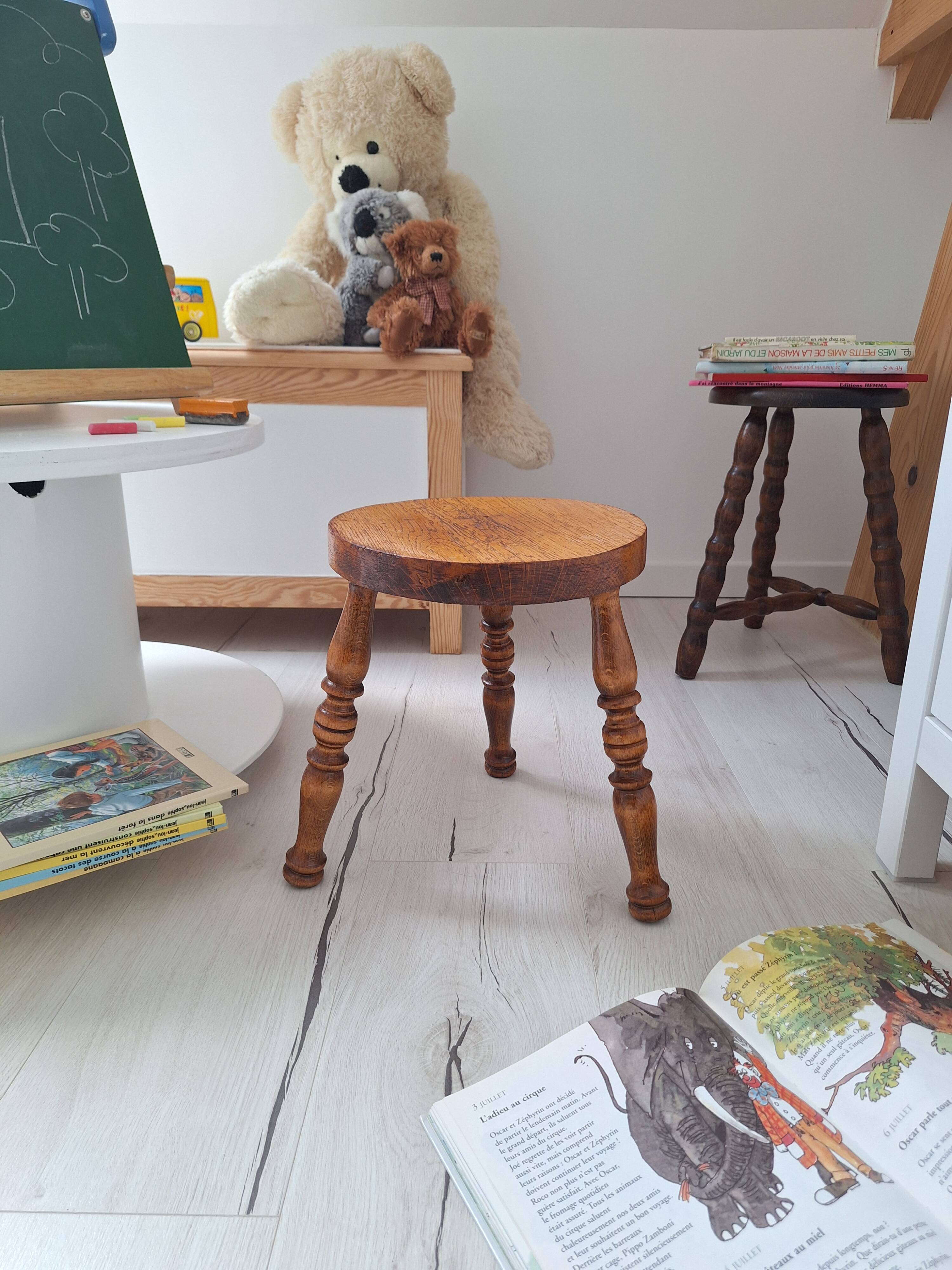 Vintage tripod stool