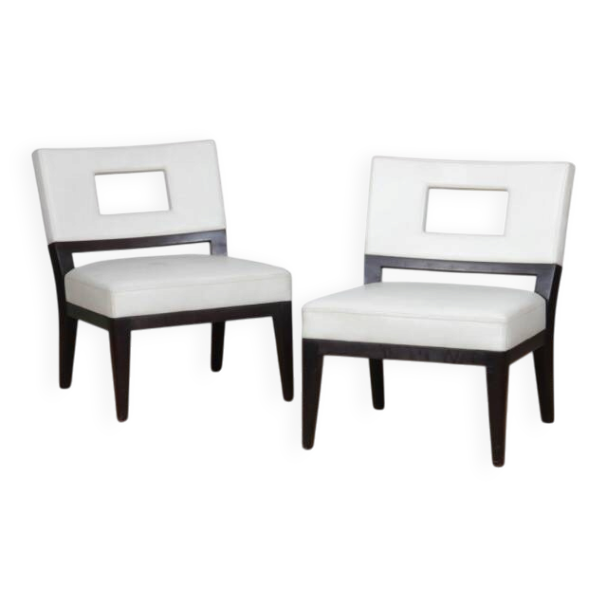 Pair of armchairs by Christian Liaigre for Holly Hunt, 1990