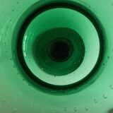 XXL Medici vase in bubbled glass from Empoli, Italian work 1960