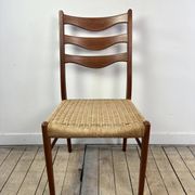 Danish vintage chairs (set of 8) by Arne Wahl Iversen 1960s