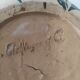 Ceramic vase ball signed elchinger