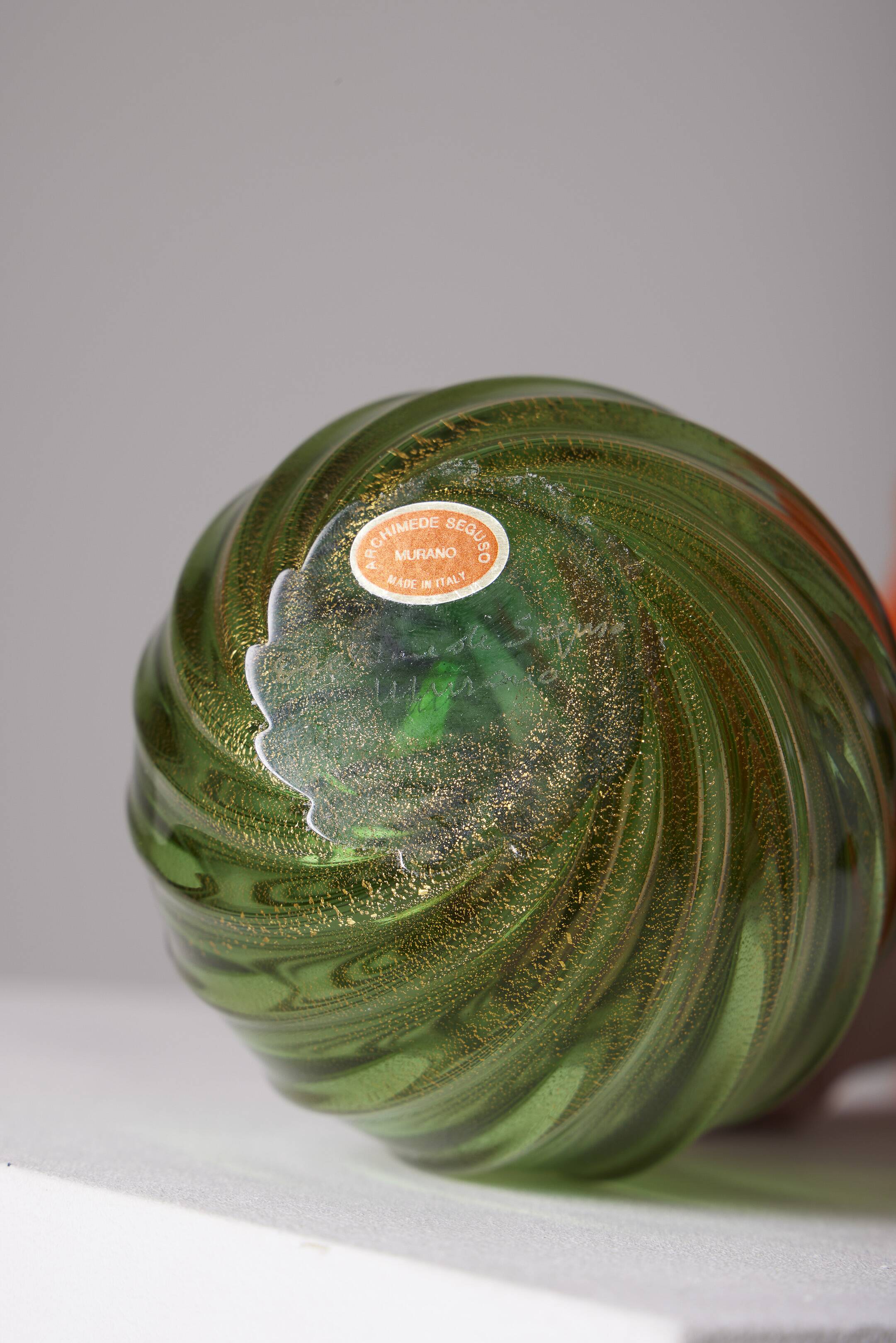 Murano blown glass vase by Archimede Seguso