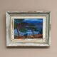 Original Danish Oil on Panel “Forest Motif” by Ivan Joern, Vintage 35×45cm