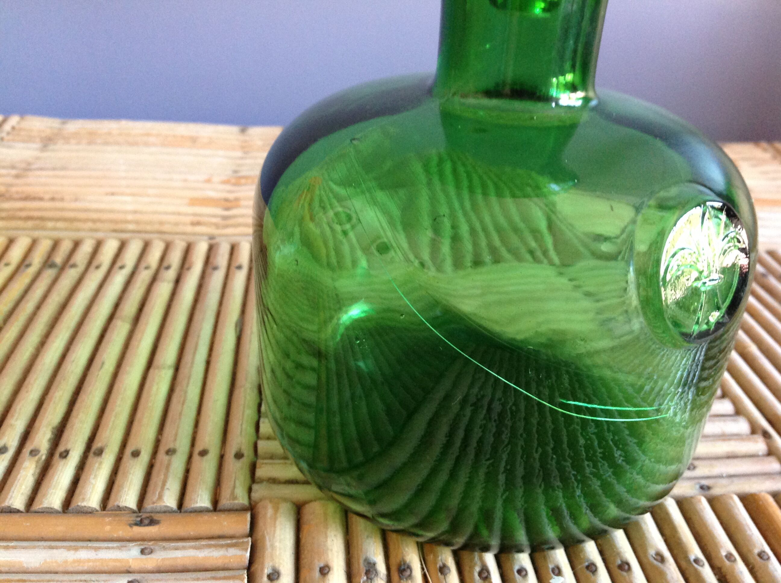Vintage glass carafe