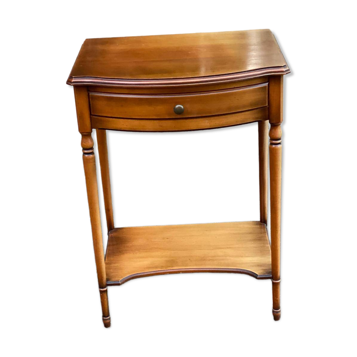 Chevet style Louis XVI en bois massif 1 tiroir, 20ème s.