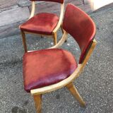 Set of 3 Scandinavian chairs 1960