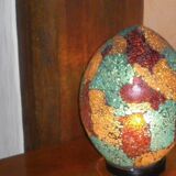 Mosaic egg lamp