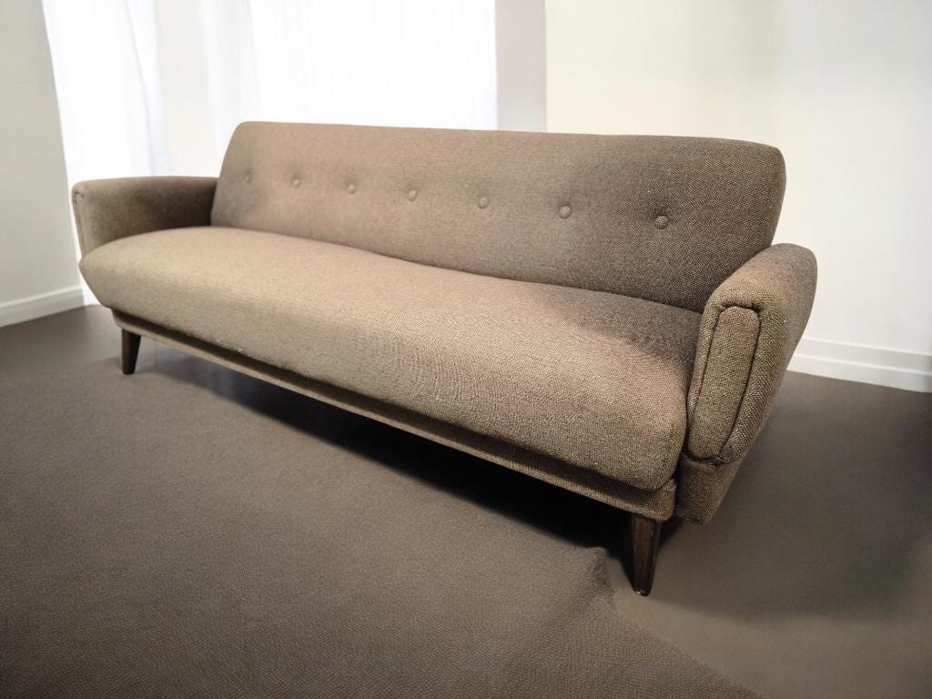 Vintage sofa / three seater / armchair / sofa bed