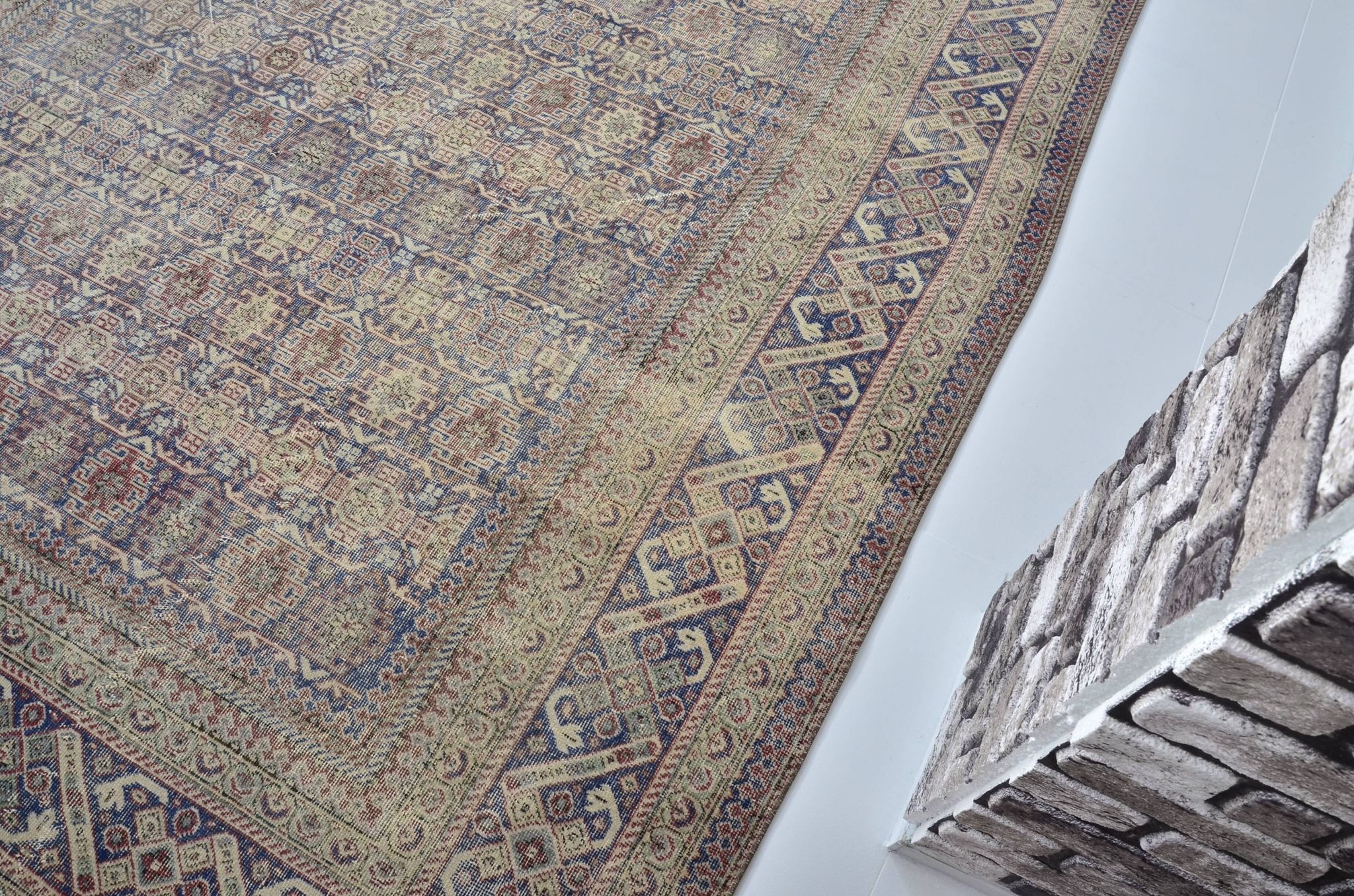 Tapis Oushak anatolien vintage de grande taille, référence 3020