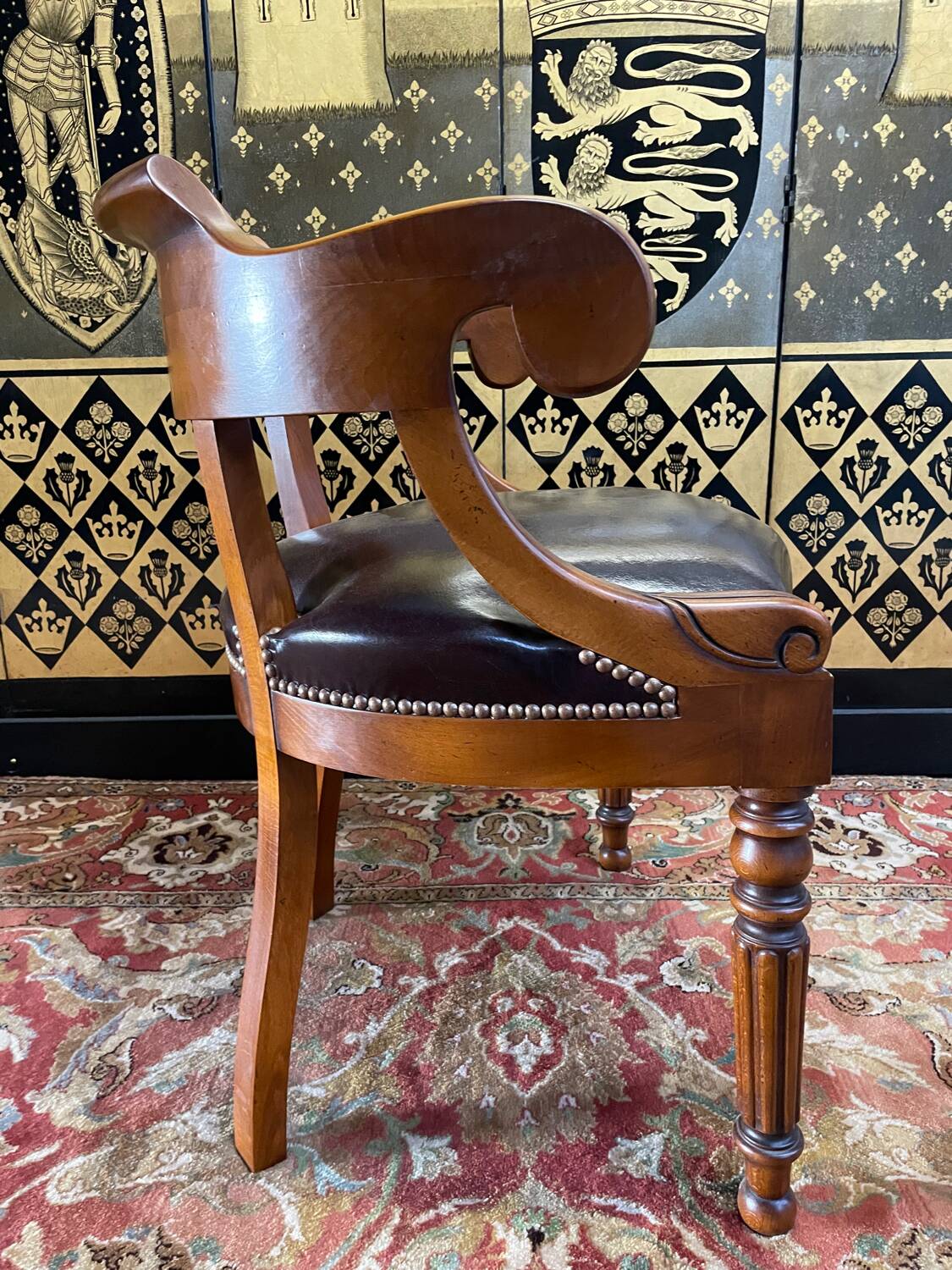 Louis Philippe style office armchair