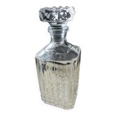 Crystal whisky carafe from Arques, Villandry model.