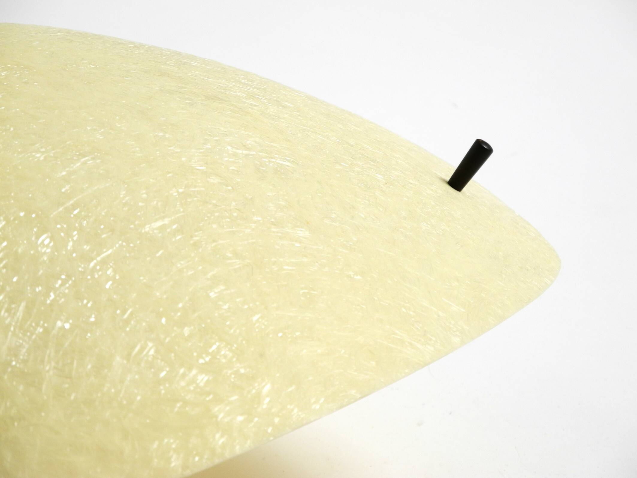 Beautiful, rare mid-century modern fiberglass ceiling lamp