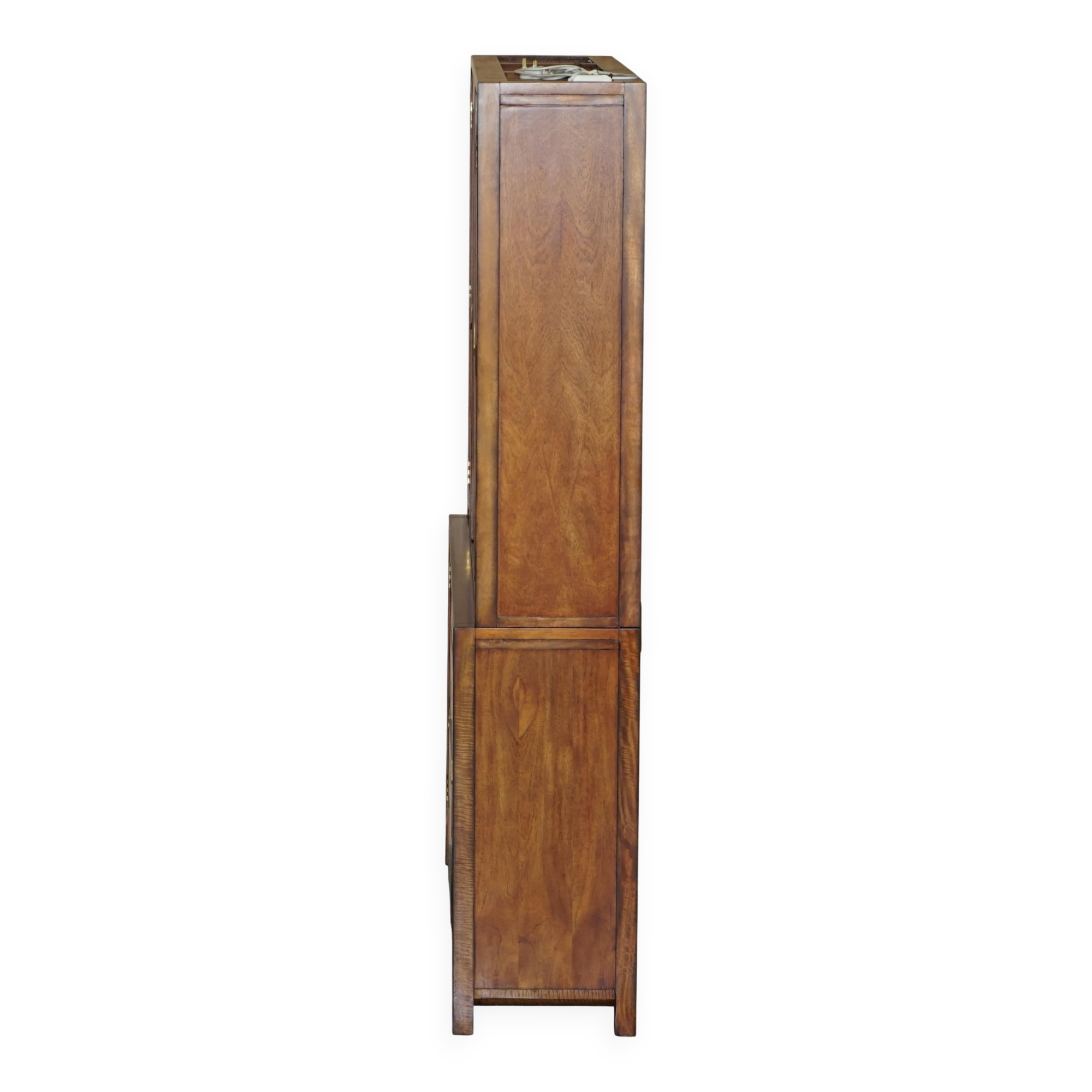 Bibliothèque Vintage Triples Spots Lumineux Armoire de Campagne Militaire Multiyork