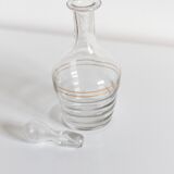 Golden vintage decanter
