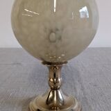 Lampe de chevet en verre de Clichy
