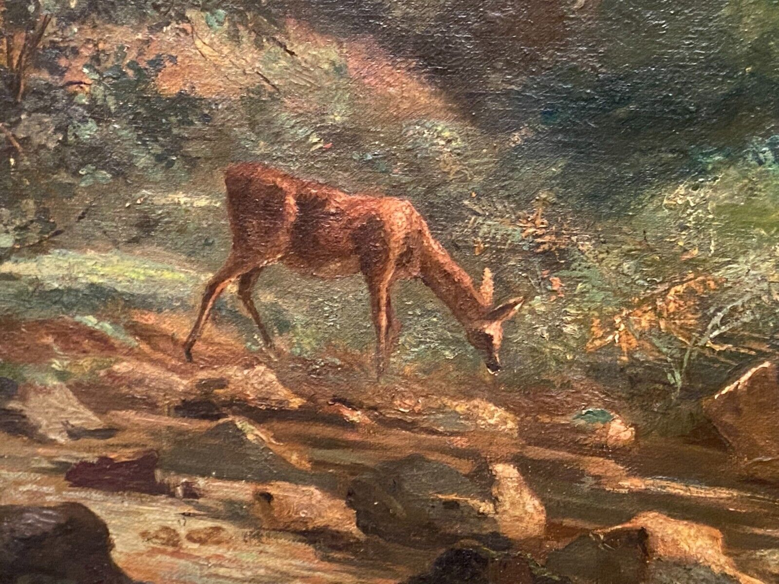 Table 112 x 89 cm oil on canvas brielman 1871 channel frame XlXe