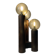 Vintage 'Model 19' Temde Leuchten table lamp in wood and hand blown glass