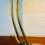 Vintage modernist Kaiser Dell brass lamp 1960s
