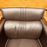 Classic Art Deco Armchair Black Low