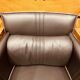 Classic Art Deco Armchair Black Low