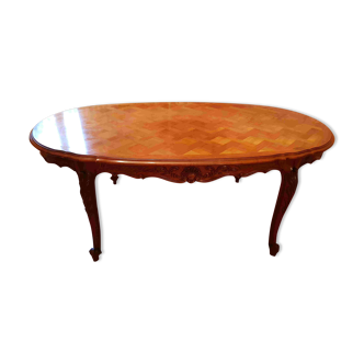 Table ovale en merisier