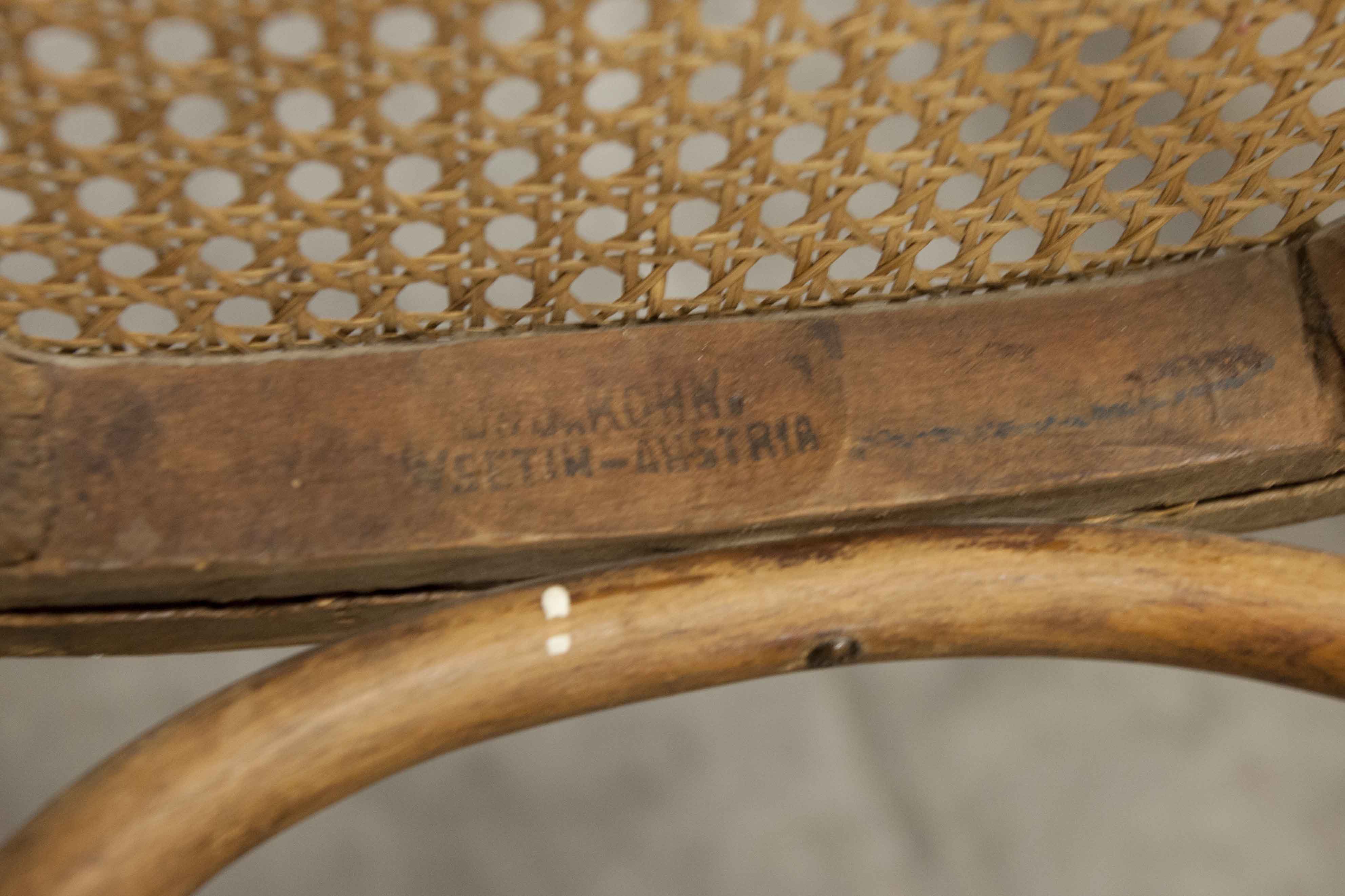 Jacob and Josef Kohn bistro chair