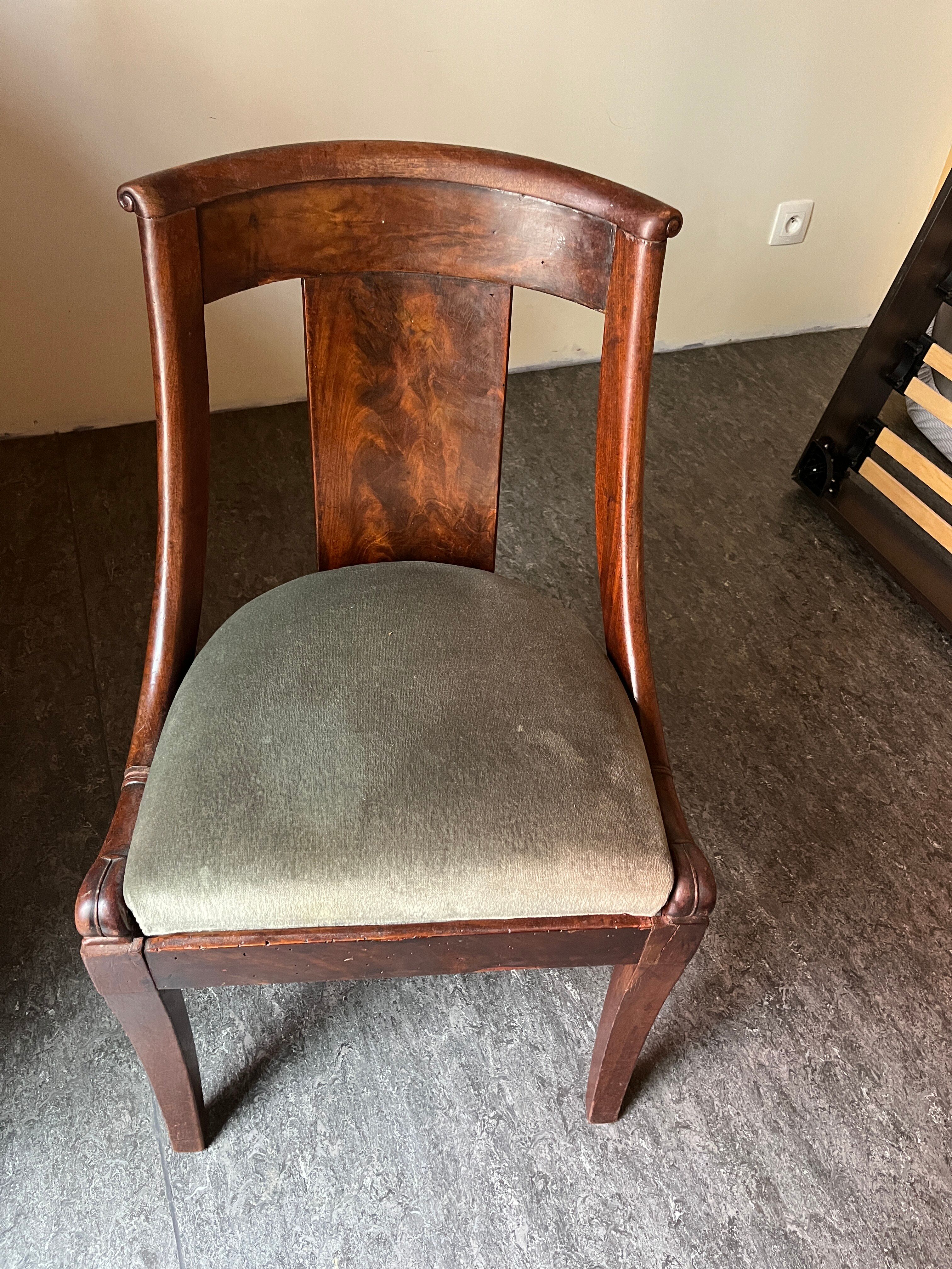 Chaise gondole empire