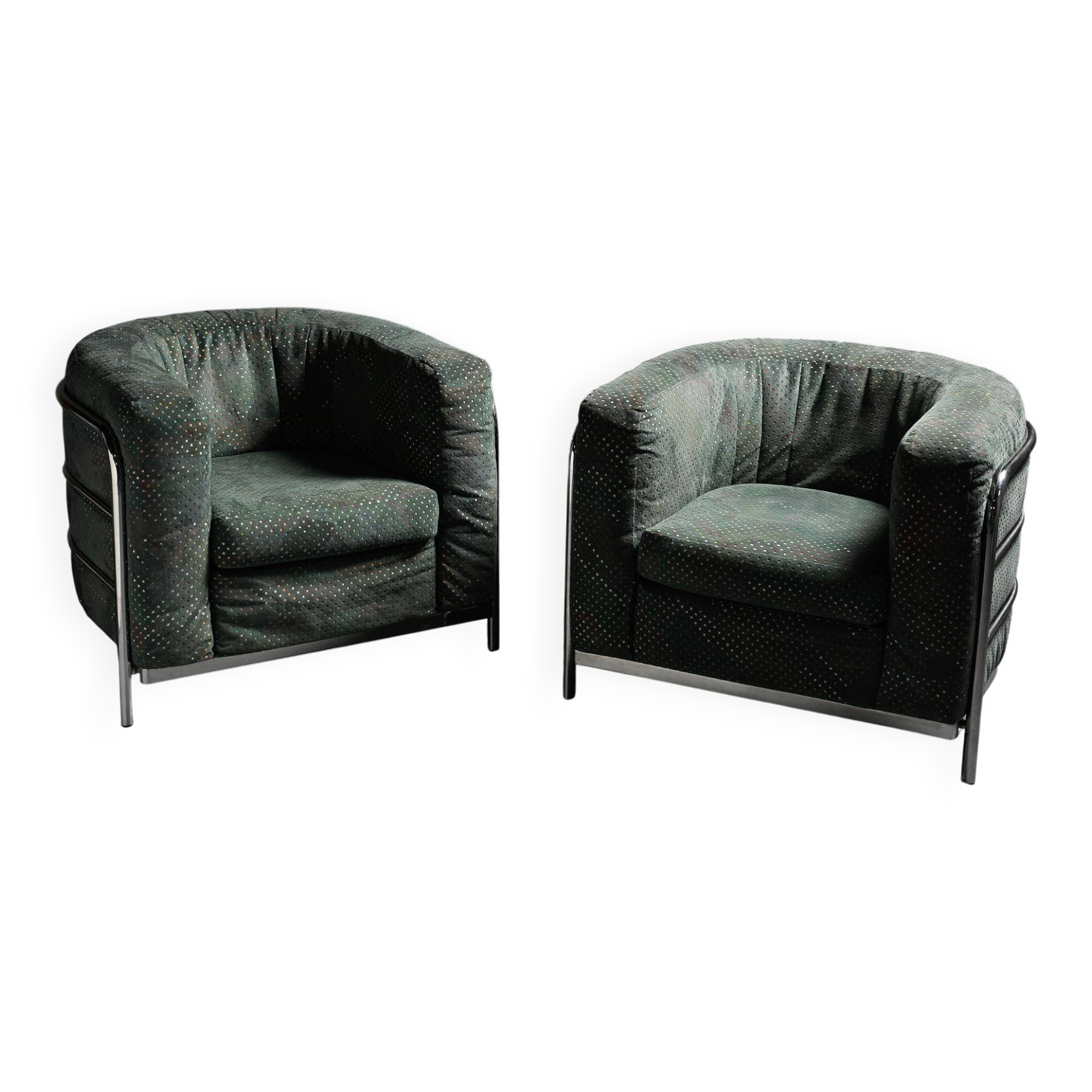 Pair of Onda armchairs by De Pas, D'Urbino & Lomazzi for Zanotta