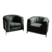 Pair of Onda armchairs by De Pas, D'Urbino & Lomazzi for Zanotta