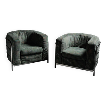 Pair of Onda armchairs by De Pas, D'Urbino & Lomazzi for Zanotta