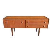Enfilade meuble tv scandinave en teck