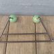 Coat hook 4 branches green balls vintage 60'