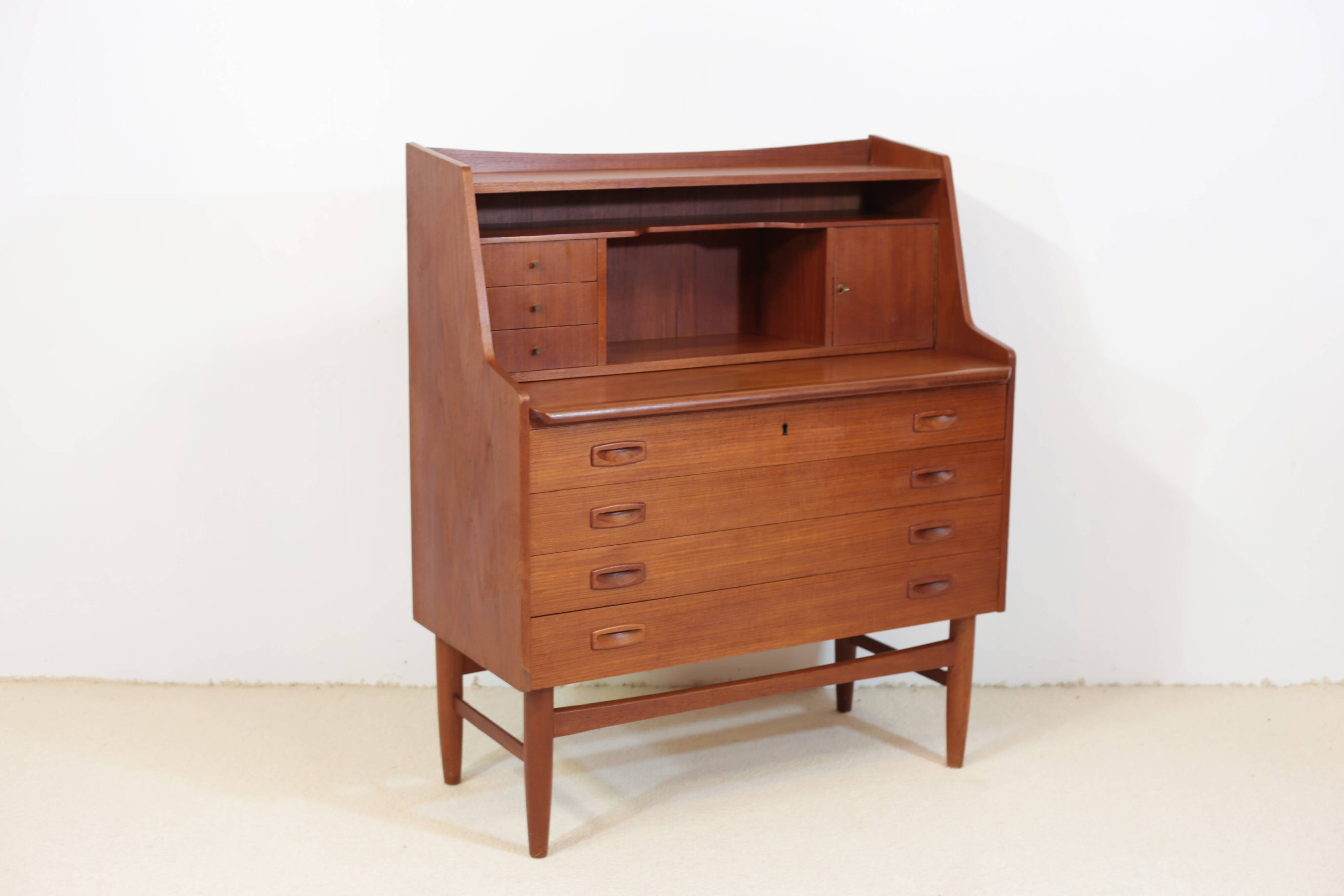 Mid-Century Teak Secretary
