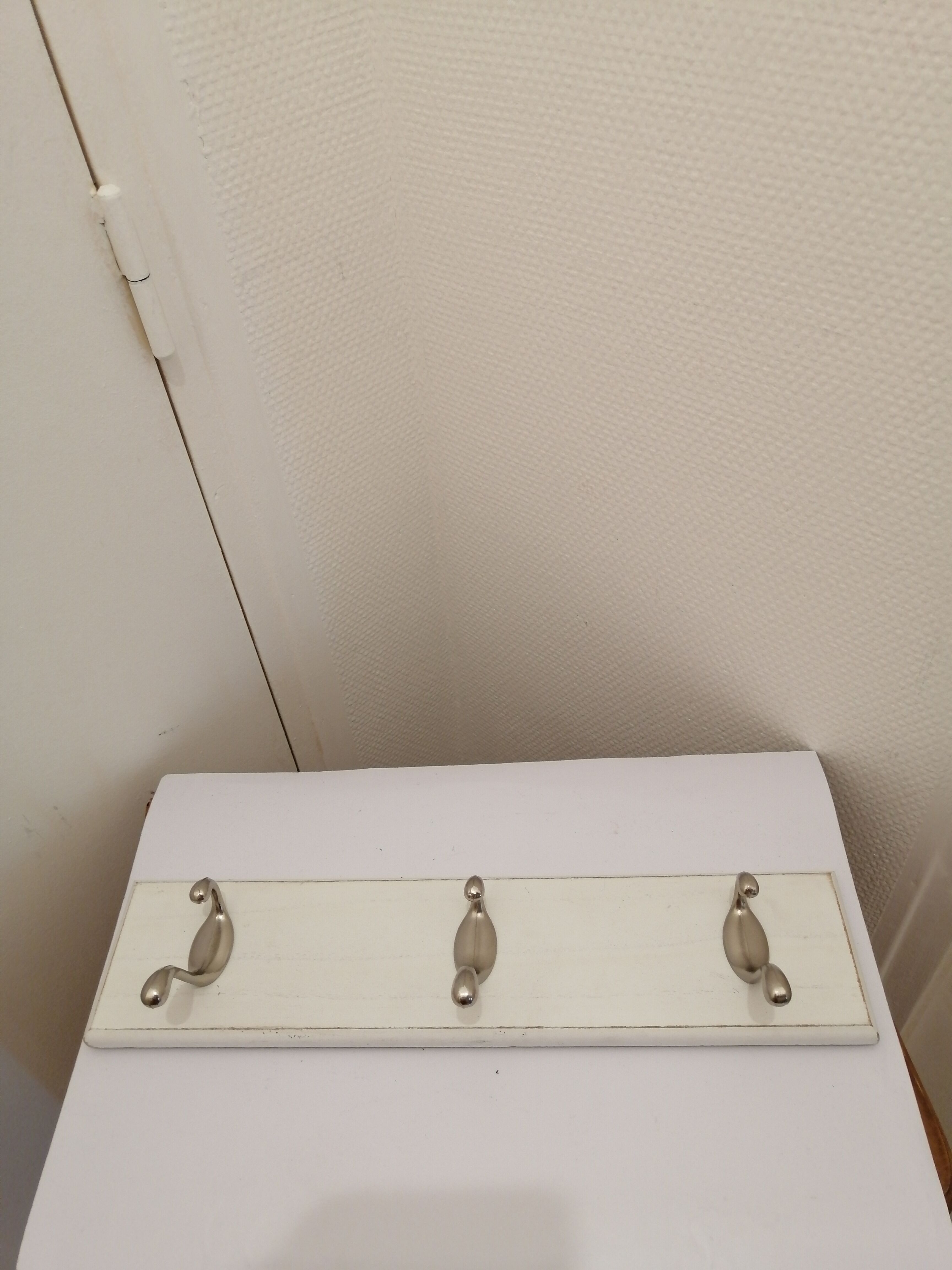 Wall coat rack wood and metal