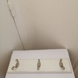 Wall coat rack wood and metal