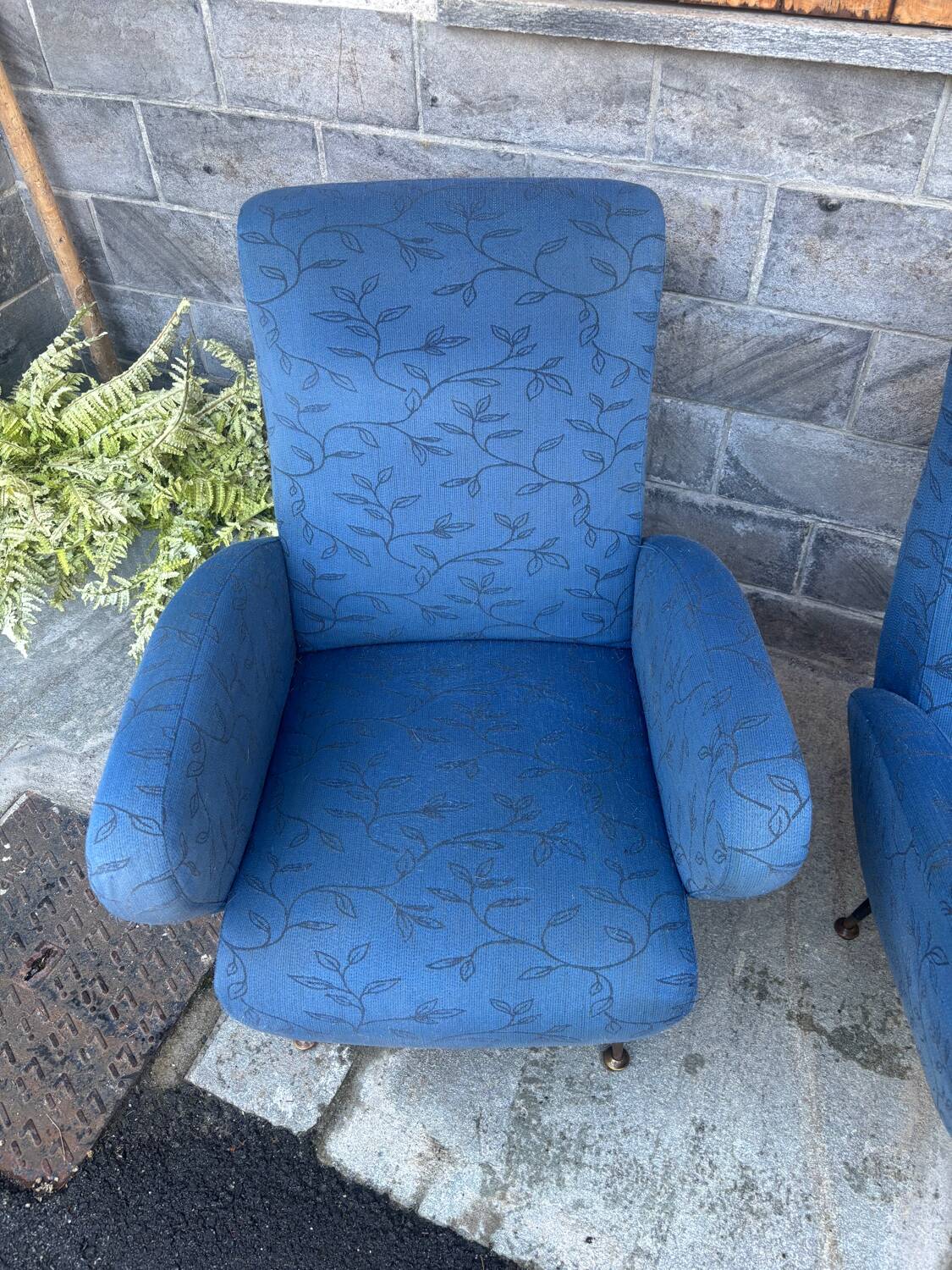 Paire de fauteuils vintage années 50/60