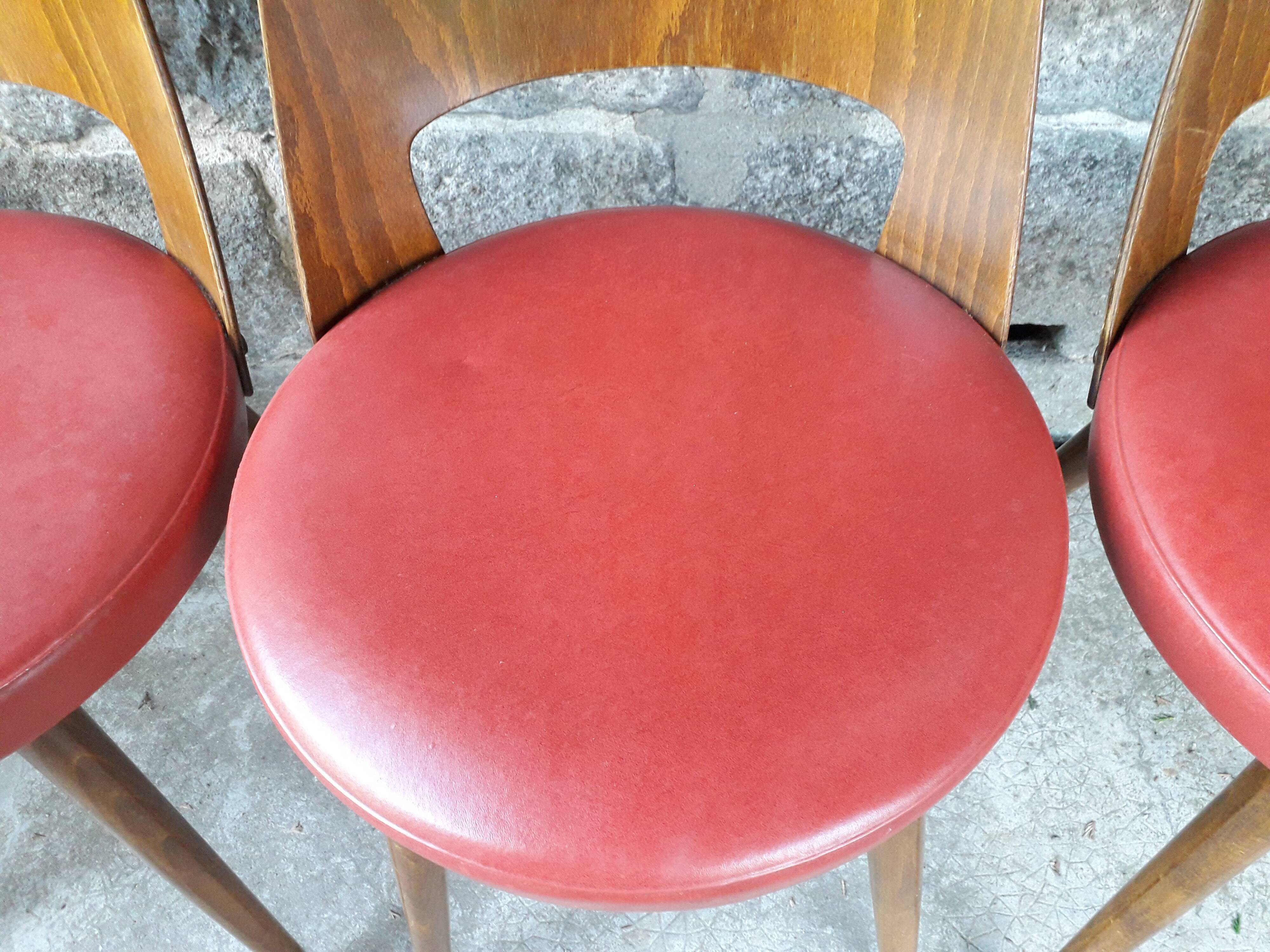 Lot de 6 chaises bistrot Baumann Mondor