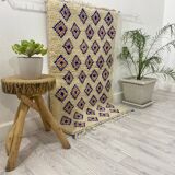 Handcrafted moroccan berber carpet 122 x 80 cm