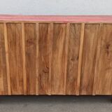 Red wooden sideboard