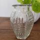 Petit vase à bulbe en verre années 70
