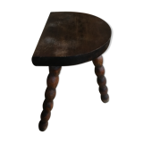 Cowhide tabouret