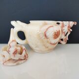 Chinese decorative teapot dragon in cut stone